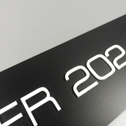CUSTOM 3D CAR NUMBER PLATE