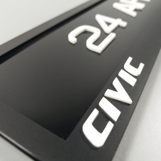 CUSTOM 3D CAR NUMBER PLATE
