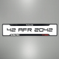 CUSTOM 3D CAR NUMBER PLATE