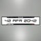 CUSTOM 3D CAR NUMBER PLATE