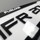 CUSTOM 3D CAR NUMBER PLATE