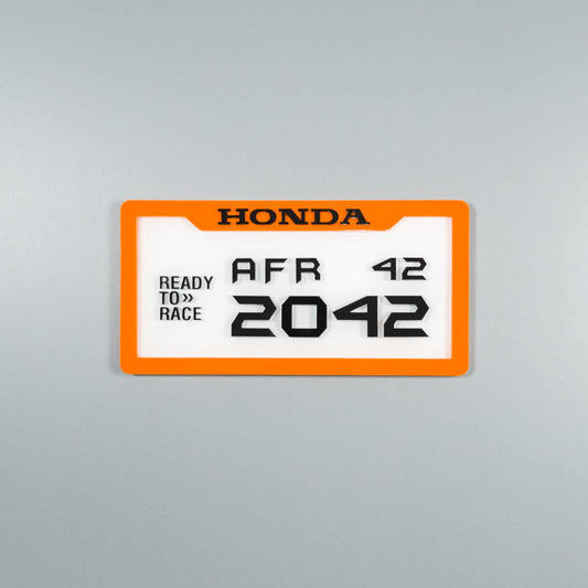 CUSTOM 3D BIKE NUMBER PLATE #23