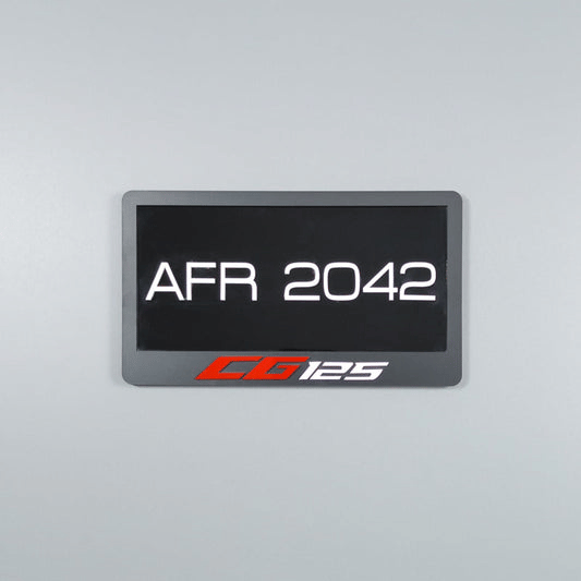 CUSTOM 3D BIKE NUMBER PLATE