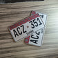 Embossed Sindh Ajrak Number Plate