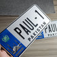Embossed Islamabad New Car Number Plate